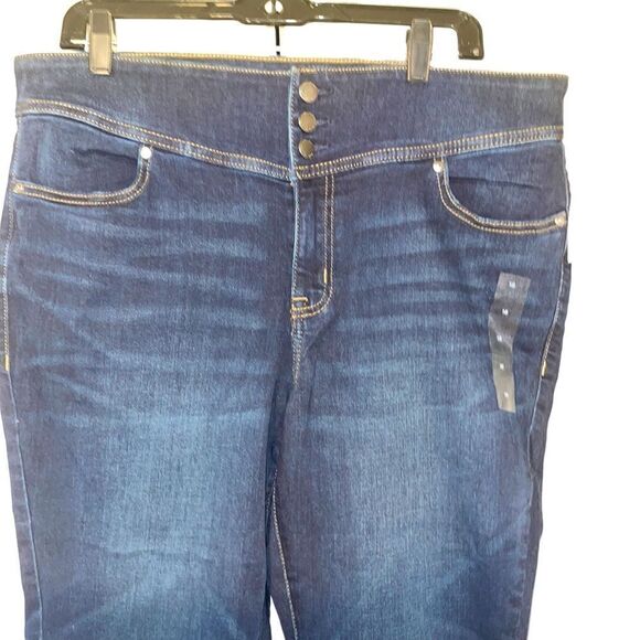 Lane Bryant jegging pedel jeans size 18 - Picture 1 of 7